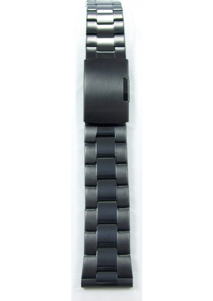 22MM Siyah Metal Saat Kordonu Çelik Kolçak 1. Kalite Kolçak indirimleri