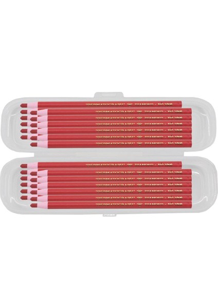 Diamond China Marker Ipli Kalem Işaretleme Kalemi Kırmızı 24 Adet