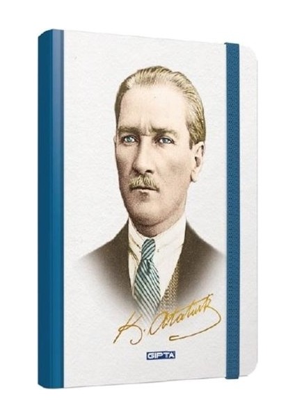 Atatürk Iplik Dikişli Sert Kapak Defter 13X21-120 Yaprak Çizgili