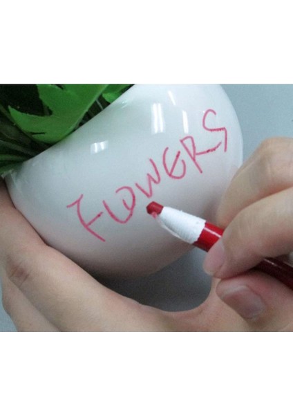 Diamond China Marker Ipli Kalem Işaretleme Kalemi Kırmızı 24 Adet fırsatları