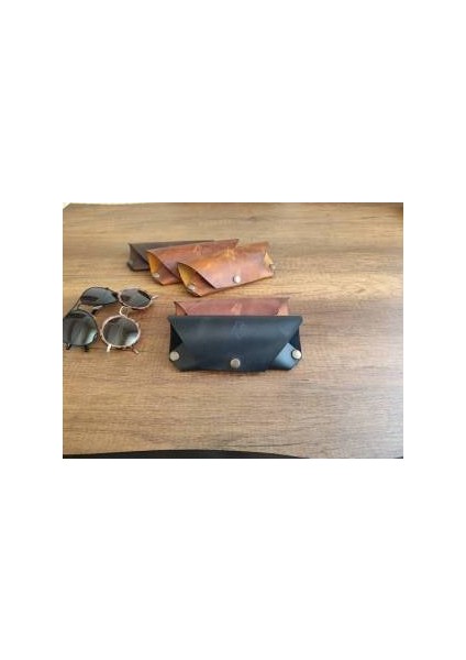 Crazy Deri Siyah Gözlük Kılıfı fiyatları