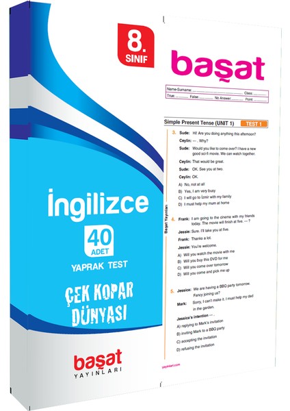 8. Sınıf Ingilizce Çek Kopar Test