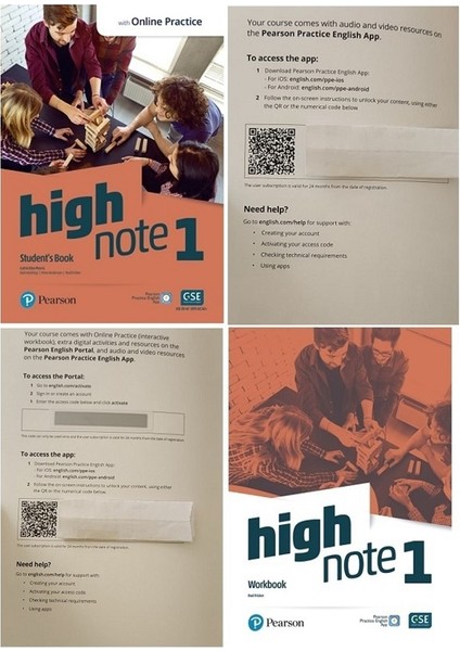 High Note 1 Student’s Book + Workbook With Online Practice
