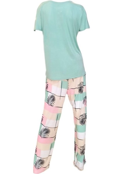 Bluedream Düğmeli Viskon Büyük Beden Bayan Pijama Takım modelleri