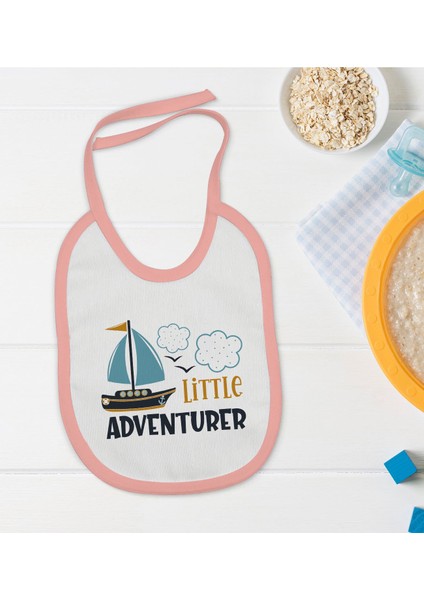 Kids Pembe Bebek Mama Önlüğü - Model 119