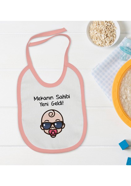 Kids Pembe Bebek Mama Önlüğü - Model 104