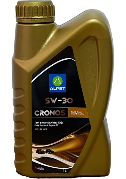 Cronos 5W-30 (Sl/cf) 1 Lt Motor Yağı ( Üretim Yılı: 2022 )