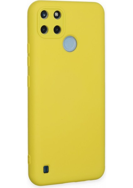 Realme C21Y Kılıf Lansman Içi Kadife Kamera Korumalı Nano Silikon modelleri