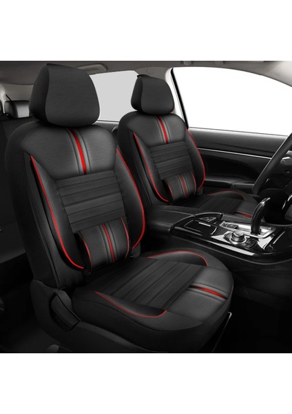 Volkswagen Passat B5.5 Uyumlu Koltuk Kılıfı Titan Serisi Deri - Kırmızı