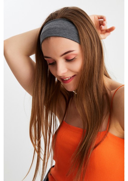 Füme Kadın Pamuklu Penye, Kaymaz, Terletmez, Ultra Hafif, Spor Saç Bandı Bandana fırsatları