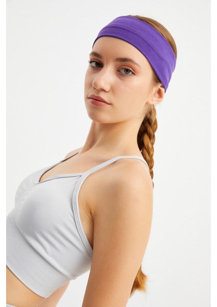 Mor Kadın Pamuklu Penye, Kaymaz, Terletmez, Ultra Hafif, Spor Saç Bandı Bandana fiyatları