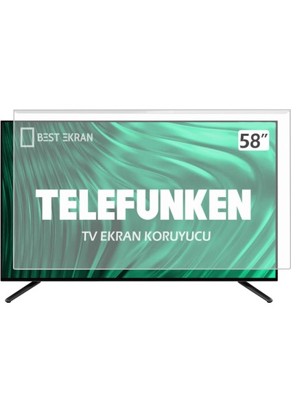 Telefunken 58TU7540 Tv Ekran Koruyucu - 58" Inç 146 cm Tv Ekran Koruma Paneli