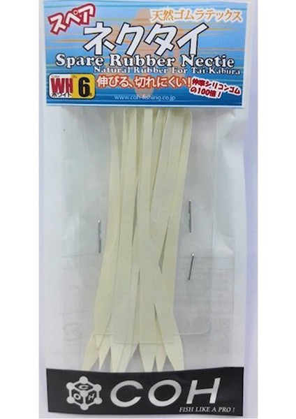 Natural Nectie Tai Rubber Kuyruk - Wh