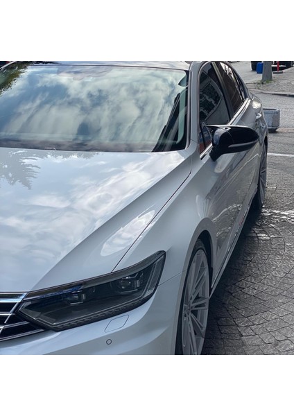 Vw Passat B8 Batman Yarasa Ayna Kapağı Piano Black Abs Plastik modelleri