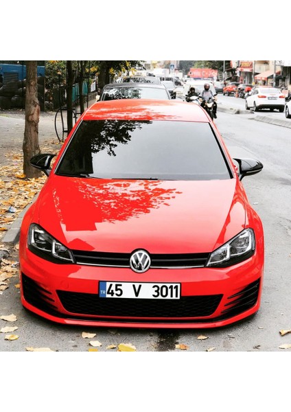 Vw Golf 7 7.5 Batman Yarasa Ayna Kapağı Piano Black Abs Plastik fırsatları
