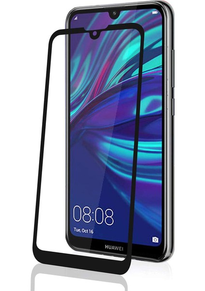 Huawei Y6 2019 Ekran Koruyucu 9d Tam Kaplayan Kavisli