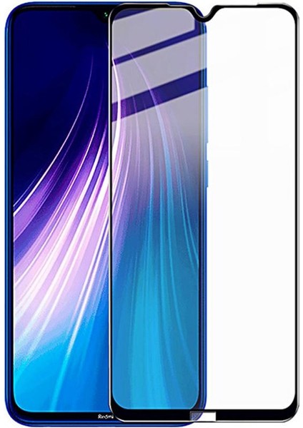 Xiaomi Redmi Note 8 Ekran Koruyucu 9d Tam Kaplayan Kavisli