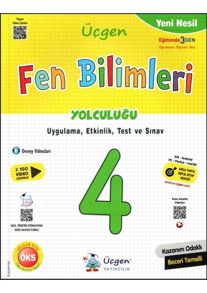 Üçgen Yayıncılık 4. Sınıf Yeni Nesil Fen Bilimleri Yolculuğu