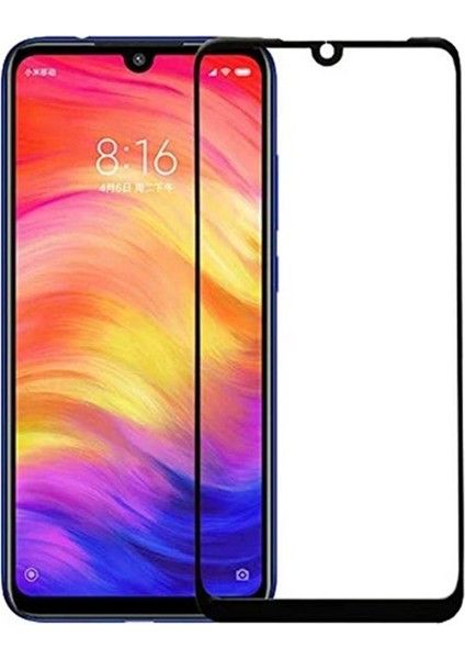 Xiaomi Redmi Note 7 Ekran Koruyucu 9d Tam Kaplayan Kavisli