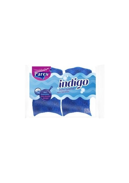 Indigo Çizmez Sünger Yeni 2'li Bulaşık Süngeri