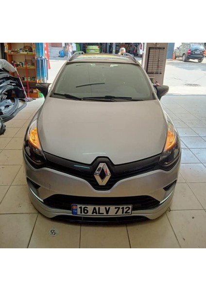 STS Oto Aksesuar Renault Clio 4 Batman Yarasa Ayna Kapağı Piano Black Abs Plastik