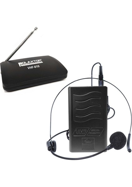 Kablosuz Yaka Mikrofonu ve Headset VHF-610