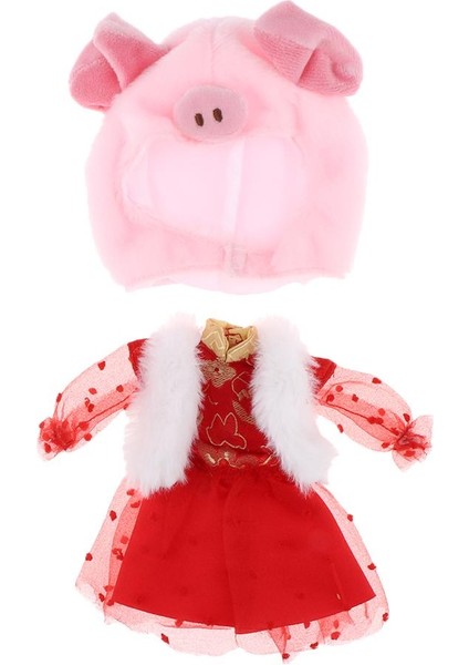 1: 6 Moda Peri Gezaz Etek Kış Aksesuarları Için Peluş Şapkalı (Yurt Dışından)