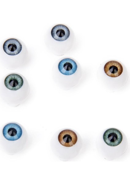 7x4 Çift Yuvarlak Akrilik Bebek Gözleri Diy Gözbebekleri 10MM A 7 Adet (Yurt Dışından) fiyatları