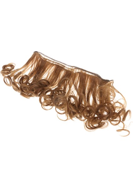 5.9''15CM Dıy Trendy Peruk Armut Çiçek Kıvırcık Saç Peruk Her Türlü Doll Accs (27) Kahve (Yurt Dışından)