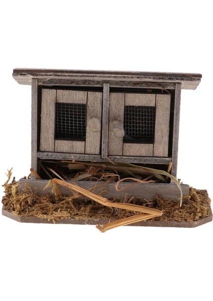 1:12 Ahşap Tavuk Ev Diy Yapay Tavuk Evi Peri Bahçe Süsleri (Yurt Dışından) modelleri