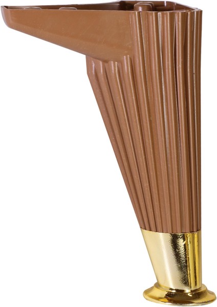 Mobilya Kanepe Masa Sehpa Ayağı Baza Ayak 17 cm Kahve-Gold indirimleri