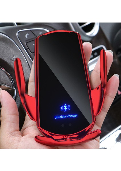 Q3 Smart Sensör Car Wireless Charger Araç Telefon Şarjlı ve Tutucu Otomatik Akıllı Kızılötesi Sensör modelleri