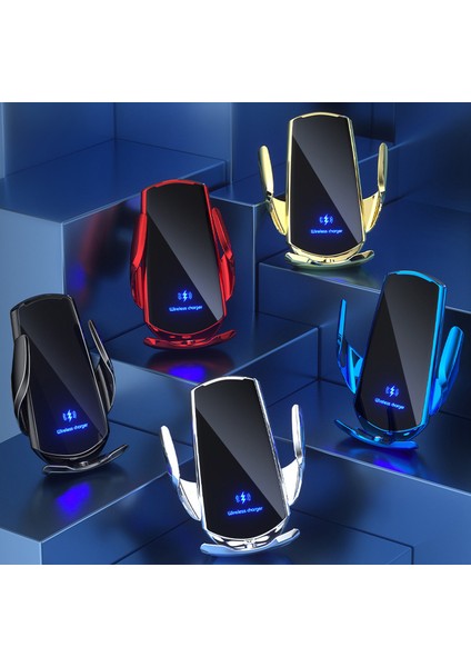 Q3 Smart Sensör Car Wireless Charger Araç Telefon Şarjlı ve Tutucu Otomatik Akıllı Kızılötesi Sensör fırsatları