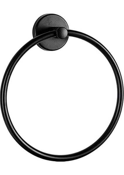 Amasra Yuvarlak Havluluk Siyah