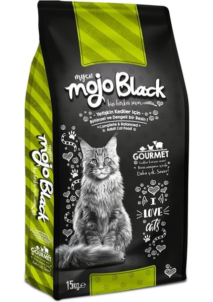 My Cat Mojo Black Gourmet Kedi Maması 15 kg