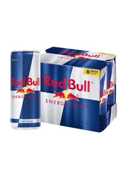 Red Bull Enerji Içeceği 6'lı Paket 6 x 250 ml