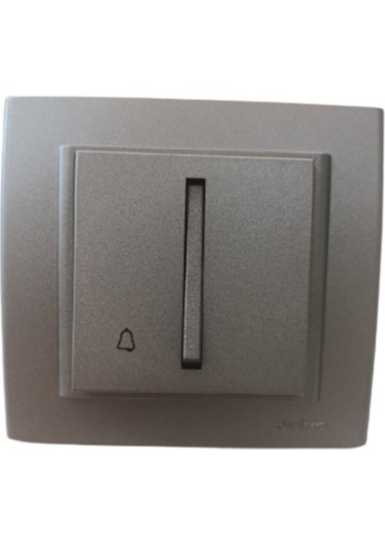 Mina Metallıc Slim Zil Anahtarı Antrasit