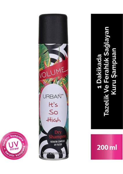Urban Care Kuru Şampuan Hacimli Görünüm ve Dolgunluk Etkisi 200 ml