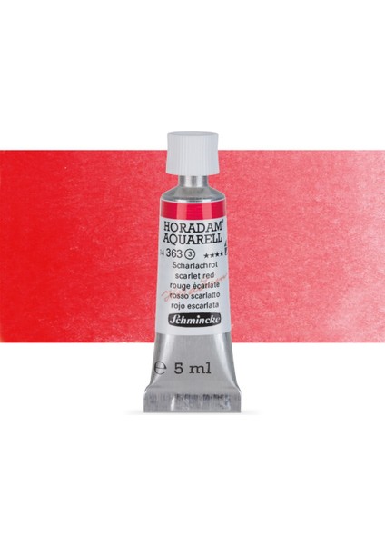 Horadam Aquarell Tüp Sulu Boya 5 ml Scarlet Red