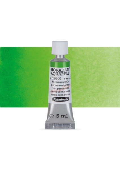 Horadam Aquarell Tüp Sulu Boya 5 ml Permanent Green