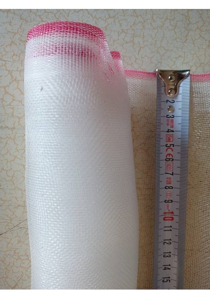 140X400 cm Naylon Beyaz Sineklik + 100 Adet Kalın Tip Raptiye