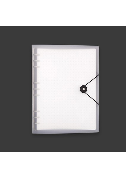 B5 Metal Klipsli Çıkarılabilir Defter - Beyaz (Yurt Dışından)