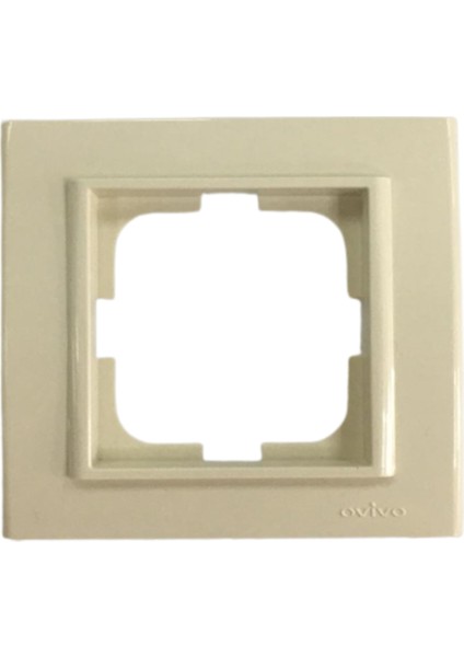 Mina Tekli Çerçeve Krem