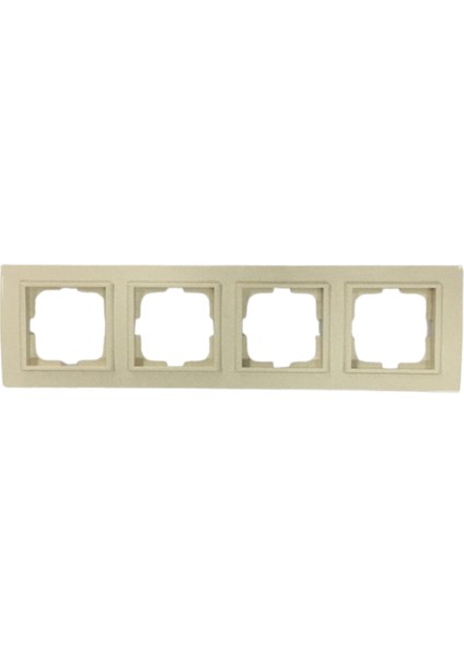 Mina Dörtlü Çerçeve Krem