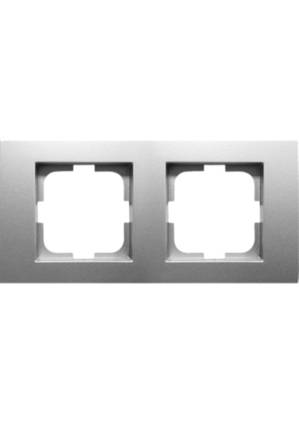 Grano Metallıc Ikili Çerçeve Silver