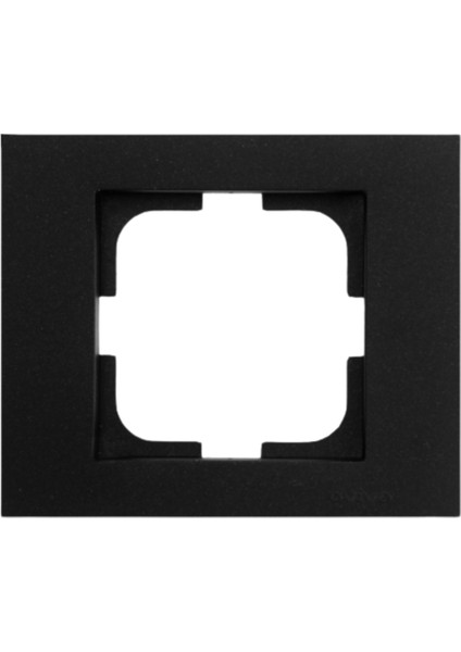 Grano Metallıc Tekli Çerçeve Metalik Siyah