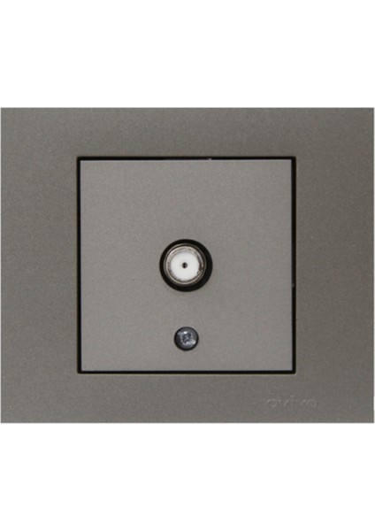Grano Metallıc Tv Anten Prizi Antrasit