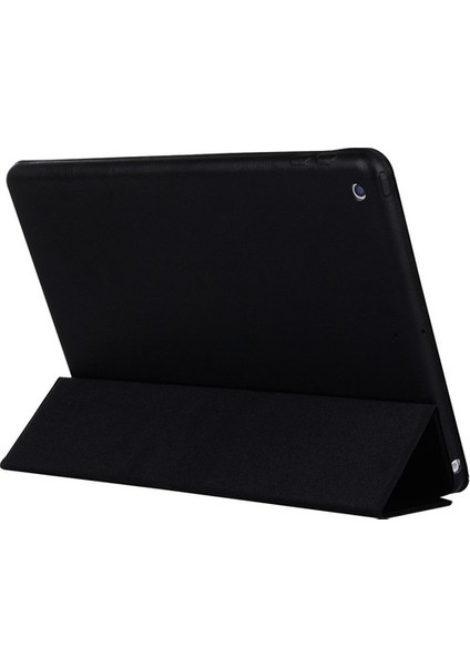 Apple iPad 9. Nesil 10.2 Inç (2021) Prime Smart Orj. Deri Case Tablet Kılıfı (A2602-A2603-A2604-A2605) Siyah