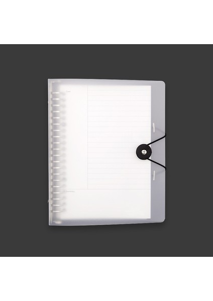 A5 Metal Klipsli Çıkarılabilir Defter - Beyaz (Yurt Dışından)