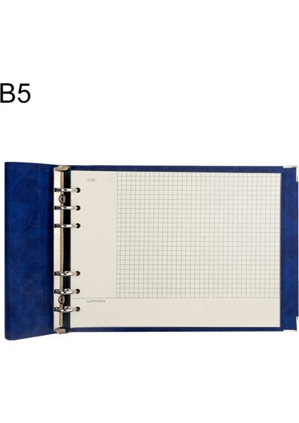 Cornl Damalı B5 Defter - Mavi (Yurt Dışından)